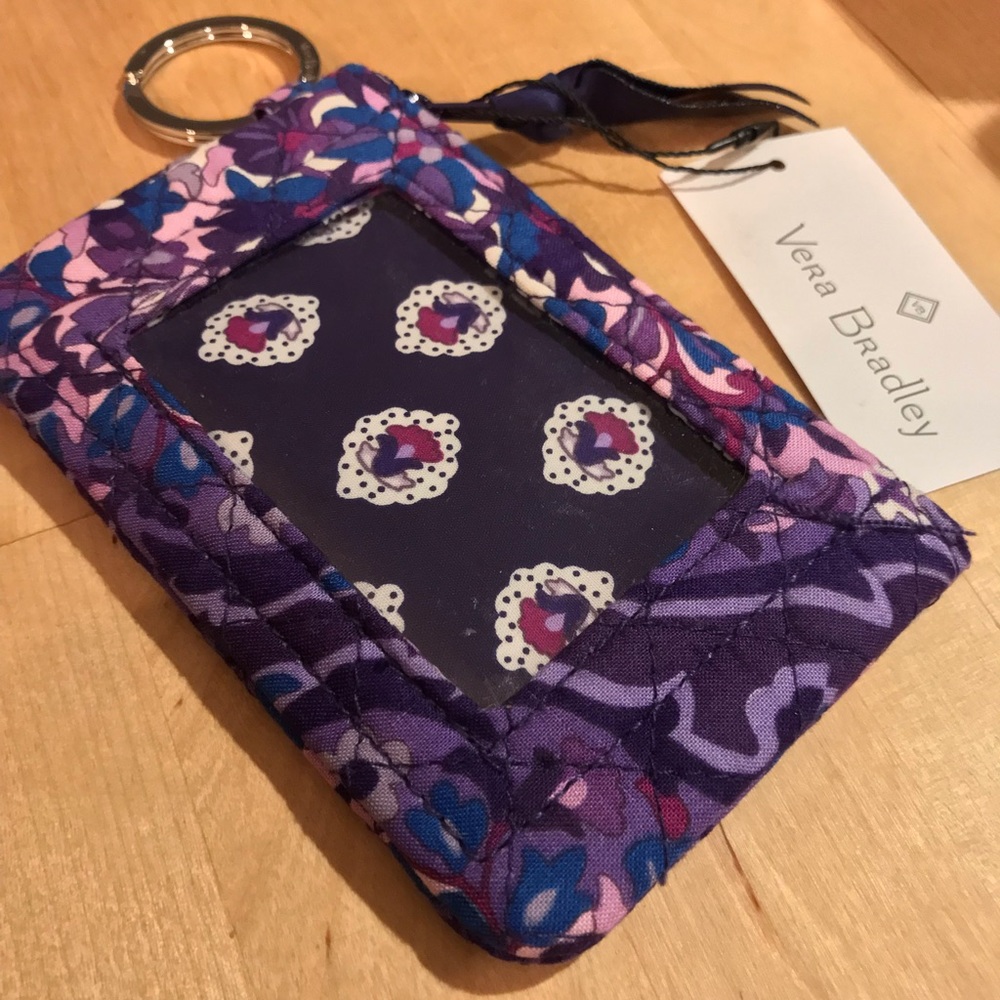 NWT Vera Bradley Iconic Zip ID Case